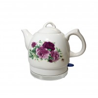 FixtureDisplays® Teapot, Ceramic, w/electronic heat plate, 1080 12026