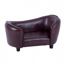 FixtureDisplays Small Pet Sofa Synthetic Leather 18
