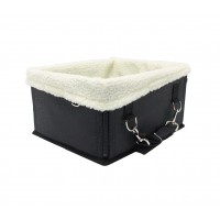FixtureDisplays® Pet Dog Cat Seat Booster Car Carrier Bag Pet Travel Messenger Tote Soft Kennel 12235-BLACK