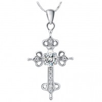 FixtureDisplays® Decorative Cross Pendant 13289