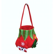 FixtureDisplays® Christmas Small Gift Bag Reusable Candy Bag Santa Claus Present Bag Cute Bag 15023-REINDEER