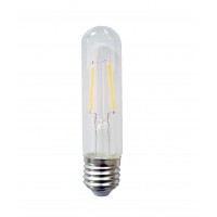 FixtureDisplays® 2W LED T6.5 Tubular Exit Sign Light E27 Intermediate Base LED Appliance Bulb (20W Incandescent Equivalent) 120V T6.5 LED Filament Bulb, Daylight 6000K 15117-1PK