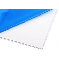 FixtureDisplays®  12X12 Nominal 1/8 Inch (3mm) Cast Clear Acrylic Sheet Plexiglass Cover Shelf Tabletop Saw Cut Edge 15643-12X12