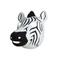 FixtureDisplays® Handsome Zebra Mask Costume For Adult and Child 15683