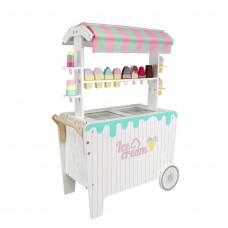 FixtureDisplays® Children's Ice Cream Stand with Accessories For Kids Ages 2 plus  15731