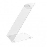 FixtureDisplays® Acrylic Plexiglass Lucite Shoe Display Shoe Slant Glorifier Riser 15826