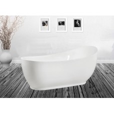 FixtureDisplays® Bathtub Freestanding Fibreglass Bath Tub 15867