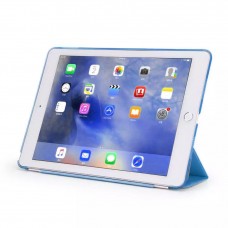 FixtureDisplays® iPad Pro9.7 Case - Super Slim Blue Cover with Built-in magnet for Sleep/wake Feature 15971