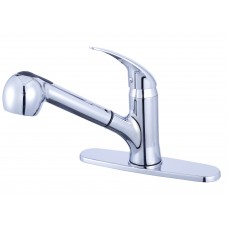 FixtureDisplays® Single Handle/Hole Modern Faucet With Shower Head for Kitchen Bathroom 16084