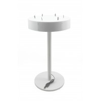 Cell Phone Charging Station Floor Stand Power Strip Charging Station Power Table Charging Station w/ 6 Retractable Cables Docking Station 16865