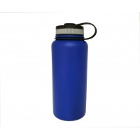FixtureDisplays® 32-Ounce Insulated Wide Mouth Stainless Steel Water Bottle Beer Growler Outdoor Sport Water Bottle 16924