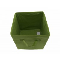 FixtureDisplays® Pack of 6 Foldable Storage Cube Basket Bin, Organizer Containers Drawers, Green 16966-6PK