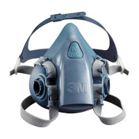 FixtureDisplays® 3M 7502 MED PROFESSIONAL HALF MASK SILICONE FACEPIECE RESPIRATOR NO CARTRIDGES OR PREFILTERS 17025