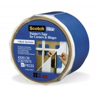 FixtureDisplays® 3M 2090-CM 60 PIECE COTCH BLUE PAINTERS TAPE FOR WINDOW CORNERS 17036