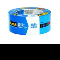 FixtureDisplays® 3M 2090-48A 48MM X 55M BLUE MULTI-SURFACE MASKING TAPE S/W 17199