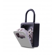 FixtureDisplays® Key Combination Lock box, Lock Box with Code for House Key Storage, Combo Door Locker 18186