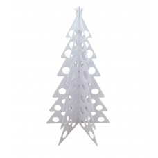 FixtureDisplays®Contemporary Christmas Tree White Large Decorative Christmas Retail Store Prop Make to order.Allow 3 months 18348