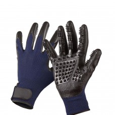 FixtureDisplays® Pet Grooming Gloves, Enhanced Five Finger Design, Great for Cats, Dogs & Horses, Long & Short Fur, Gentle De-Shedding Brush, Left & Right 18457