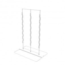 FixtureDisplays® Clip n Strip Rack Retail Countertop Clipper Strip Stand Store Chips Bag Stand 18460-WHITE