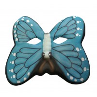 FixtureDisplays® Used Butterfly PVC Mask Costume Accessory Child KidsAdult Animal Holloween 18511