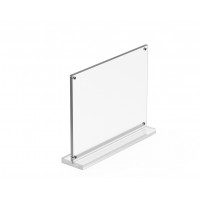FixtureDisplays® Acrylic Photo Frame With Stand And Magnets 8.50