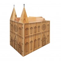 FixtureDisplays® Notre Dame Cathedral 18 X 10 X 20