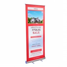 FixtureDisplays® Retractable Banner Stand, 31.5