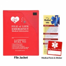 FixtureDisplays® Yellow Magnetic Closure Pocket - Magnetic-Back - 8 ½