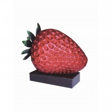 FixtureDisplays® Delicate Resin Figurines Strawberry Fruit Sculpture Series