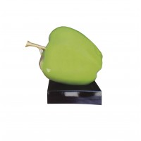 FixtureDisplays® Art Craft Green Apple Resins Sculpture
