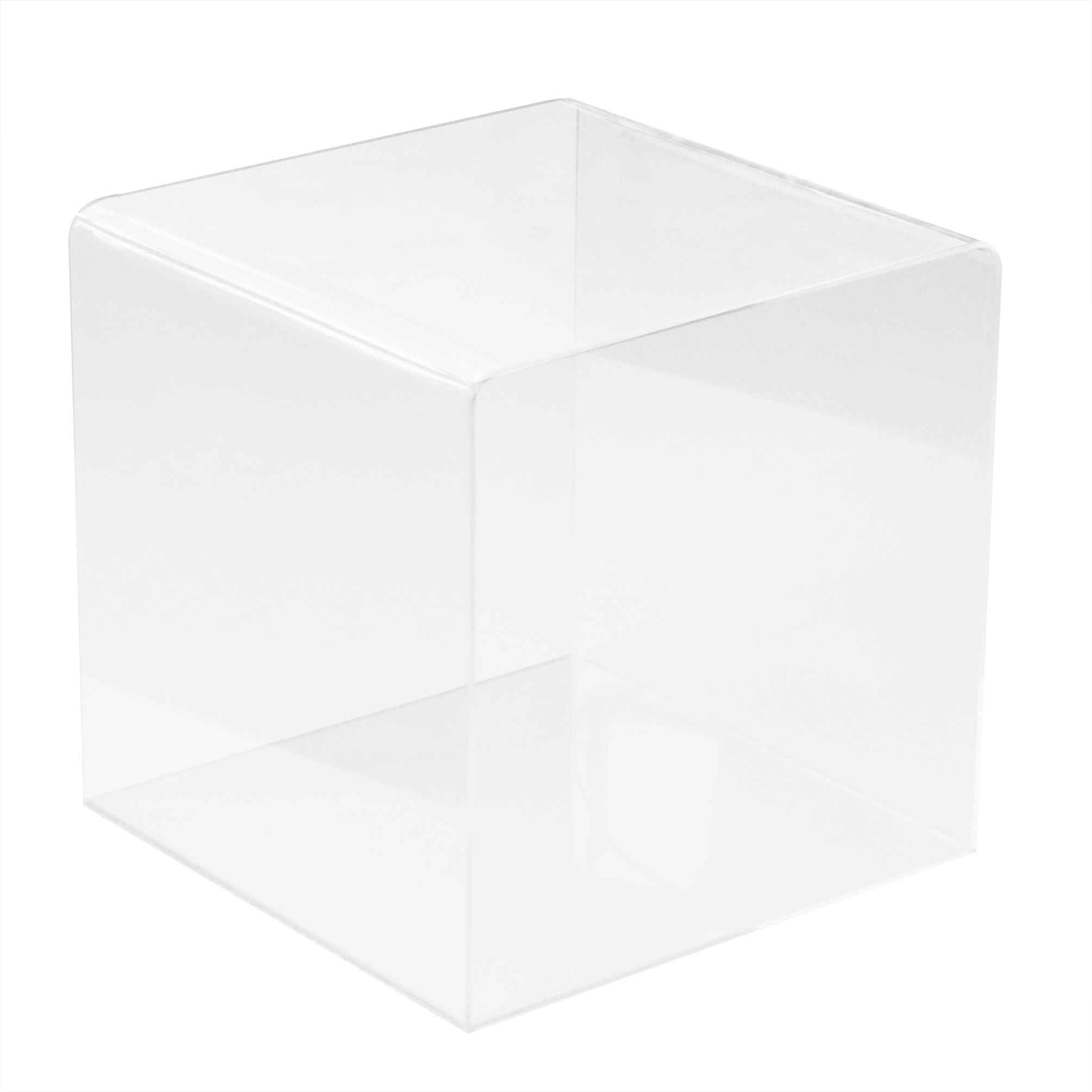 4-sided Clear Plexi Acrylic Transparent 12" Cube Display T-Shirts Pants ...