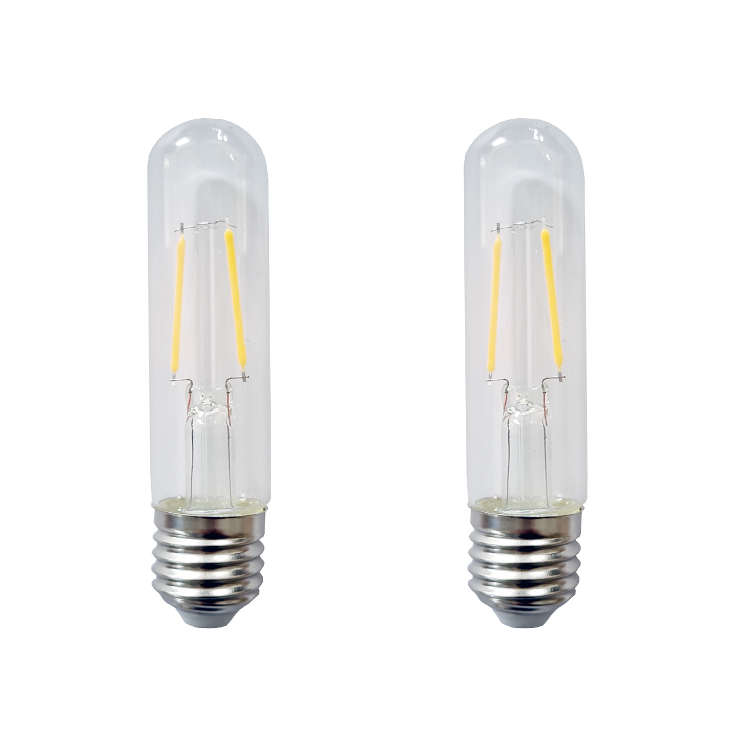 LED T6.5 Exit Sign Clear Light Bulbs 2W E17 Intermediate Base T6.5 LED Applia...
