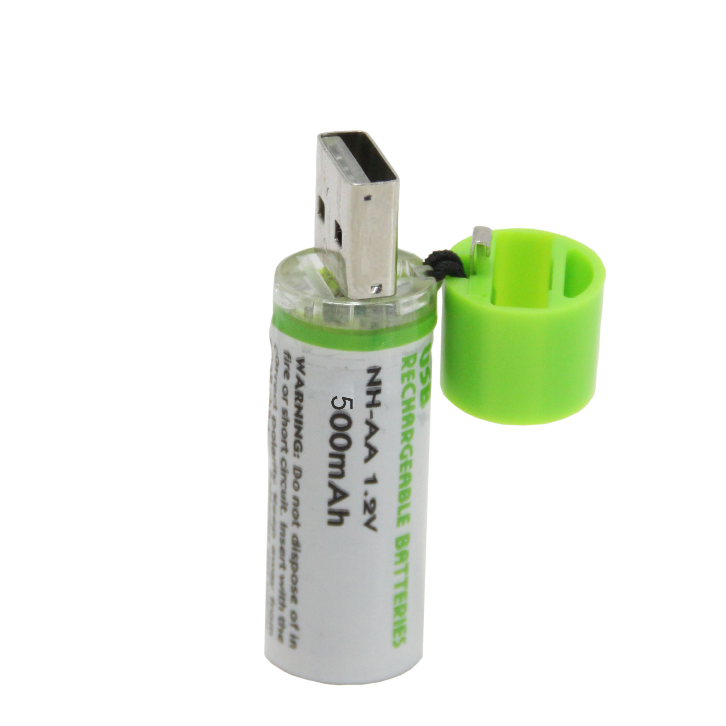 4PK Builtin USB AA Rechargeable Battery AA Rechargable Battery 1.2V 500MAH eBay
