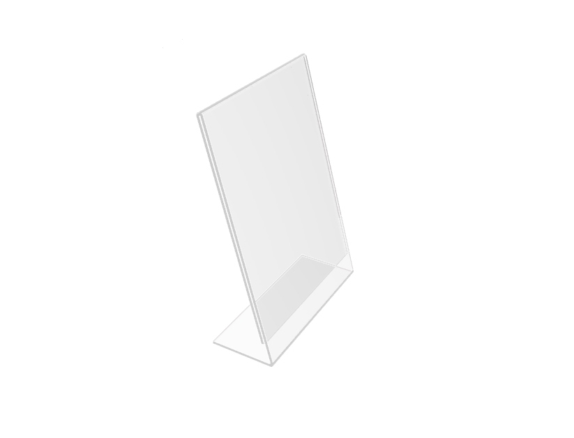 Acrylic Sign Holders 39 SizesAngled Picture HolderTabletop Menu Holders 