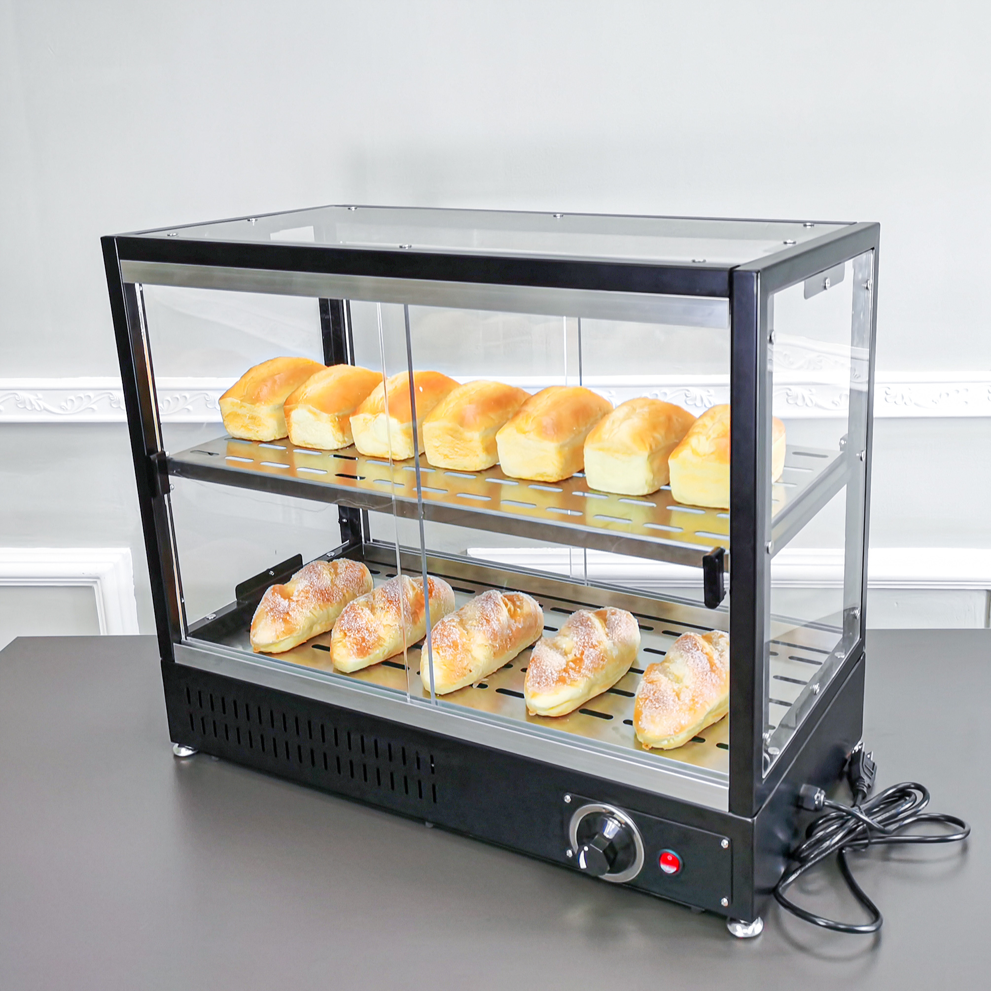Adjustable Temperature Bakery Oven Pastry Display Rack Pizza Stand 2900 ...