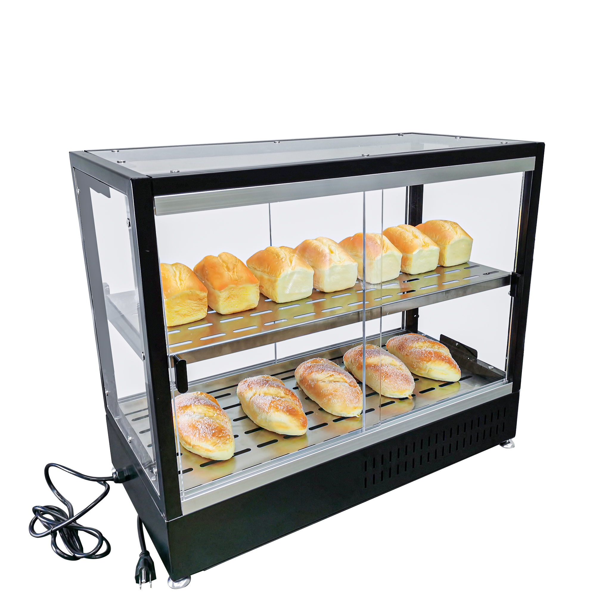 Adjustable Temperature Bakery  Oven Pastry  Display  Rack  